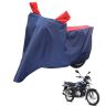 Allextreme M-7012 Full Bike Body Cover Water Resistant Dustproof Rustproof UV Protection Cover Compatible for Splendor Platina Deluxe and Upto Pulsar 180cc Size (Navy Blue & Red, Medium)