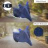 Allextreme S-7009 Full Bike Body Cover Water Resistant Dustproof Rustproof UV Protection Cover Compatible for Activa Maestro Scooty and All Two Wheeler Scooter (Navy Blue & Blue, Small)