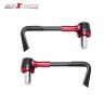 Allextreme EXBHDCR 7/8" CNC Protector Handlebar Brake Clutch Lever Protection Guard Compatible for Bullet Bajaj TVS Yamaha and Other Bikes (Red)