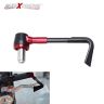 Allextreme EXBHDCR 7/8" CNC Protector Handlebar Brake Clutch Lever Protection Guard Compatible for Bullet Bajaj TVS Yamaha and Other Bikes (Red)