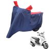 Allextreme S-7012 Full Bike Body Cover Water Resistant Dustproof Rustproof UV Protection Cover Compatible for Activa Maestro Scooty and All Two Wheeler Scooter (Navy Blue & Red, Small)