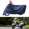 Allextreme S-7012 Full Bike Body Cover Water Resistant Dustproof Rustproof UV Protection Cover Compatible for Activa Maestro Scooty and All Two Wheeler Scooter (Navy Blue & Red, Small)