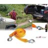 AllExtreme EXCTR125 Car Tow Rope Straps with Hooks-5 Tons 3 Meters (9.84ft)