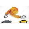 AllExtreme EXCTR125 Car Tow Rope Straps with Hooks-5 Tons 3 Meters (9.84ft)