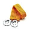 AllExtreme EXCTR1 Car Tow Rope Straps with Hooks-3 Tons 3 Meters (9.84ft) High Strength Cable Cord Heavy Duty Recovery Securing Accessories for Cars Trucks (Color may Vary)