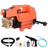 AllExtreme 1800W High Power Car Pressure Washer Pump 125 Bar Portable Cleaning Machine with Accessories 9 L/MIN Flow Rate for Cars Bikes Indoor & Outdoor Garden