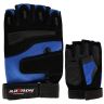 Allextreme Multipurpose Half Finger Fitness Gloves for Weightlifting Exercise, Cycling Sports (Blue, Large)