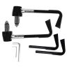 AllExtreme EXCHPCG Universal 7/8" 22mm Motorcycle Handlebar Brake Clutch Levers Hand Protector Guard for Bikes (Chrome)