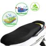 AllExtreme EXUSC1P Universal Mesh Bike Seat Cover for All Gear & Non Geared Motorcycles (Black)