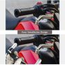 Allextreme EXUL2SL 7/8" Universal CNC Handlebar Brake Protector Metal Alloy Clutch Lever Protection Guard Extra Durable, Adjustable Angle & Length for Motorcycle (Silver)