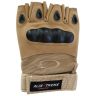 ALLEXTREME Half Finger Bike Gloves (Brown, Large)
