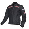 Allextreme SPEEDO Unisex All weather Adult Motorcycle Riding Jacket with Impact Protection Back & Elbow Guard Reflective Stickers and Abrasion Resistance (3XL, Red)