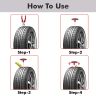 AllExtreme Universal Tubeless Tyre Puncture Repair Kit Flat Tire Puncher Patch Tools (Model 10)