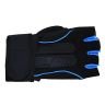 Allextreme ‎AENG001 Multipurpose Gym and Bike Wrist Half Finger Gloves for Fitness Weightlifting Exercise Sport Cycling (Blue_Large)