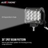 Allextreme AESBLCB 12 LED Fog Spot Beam Light Cube Bar with Mounting Bracket for Car Motorcycle Off Road Vehicle (36W, Pack of 2)