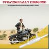 AllExtreme EX047 Indori Model Silencer with Bush Compatible for BS3 and BS4 Model Royal Enfield Bullet 350cc and 500cc (Chrome)
