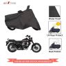 AllExtreme EXBBC047 Bike Body Cover Compatible for Bullet & Other Bikes with Sun UV Dust Wind Protection (Black, Large)