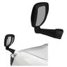AllExtreme EXWAMB1 Car Bonnet Front Fender Rear Side Mirror Wide Angle View Compatible for Toyota Fortuner and Innova (Black)