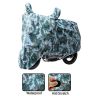 AllExtreme 100% Tested Waterproof Bike Body Cover Dustproof Indoor Outdoor UV Protection Rain Cover Compatible for Splendor Platina HF-Deluxe and Upto Pulsar 180cc Size (Army Green, Medium)