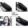 AllExtreme EXUSC1P Universal Mesh Bike Seat Cover for All Gear & Non Geared Motorcycles (Black)