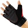 Allextreme EXLGHR1 Multipurpose Unisex Bike Racing Half Finger Gloves Breathable Comfortable Hand Gloves for Gym Biking Sports Cycling and Riding (Large, Red)