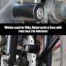 AllExtreme EXHDBL3 Heavy Duty Disc Brake Lock Anti Theft Stainless Steel 7mm Pin Wheel Locking Security Lock for Bike and Motorcycle (Black)