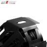 Allextreme U7 Led Fog Light Bike Driving Drl Fog Light Spotlight, High/Low Beam, Flashing-With Red Angel Eyes Light Ring (Pack Of 2),Red