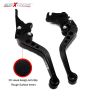AllExtreme EXPLBL2 Clutch Brake Lever Heavy Duty Universal 6 Positions Adjustment for Sports Bike and Motorcycles Pulsar (Black 2 PCS)