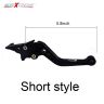 AllExtreme EXPLBL2 Clutch Brake Lever Heavy Duty Universal 6 Positions Adjustment for Sports Bike and Motorcycles Pulsar (Black 2 PCS)