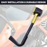 Allextreme EXBHDG 7/8" CNC Protector Handlebar Brake Clutch Lever Protection Guard Compatible for Bullet Bajaj TVS Yamaha and Other Bikes (Golden)