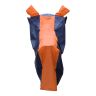 Allextreme M-7011 Full Bike Body Cover Water Resistant Dustproof Rustproof UV Protection Cover Compatible for Splendor Platina Deluxe and Upto Pulsar 180cc Size (Navy Blue & Orange, Medium)