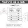 Allextreme TURBO Bike Riding Jacket Mesh Fabric Racer Motorcycle with Back Elbows Shoulders Protection and All Season Night Visibility Sticker for Men (L, Red)