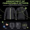 Allextreme AVIANT AIR Women Bike Riding Jacket CE Level 2 Certified Armour Protector Elbows Shoulders Protection Mesh Fabric Motorcycle Rider Gear (S, Black/Green)