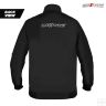 Allextreme GX01 Men's Windcheater with Front Zip Closure Full Sleeve Polyester Windbreaker Sports Winter Jacket for Riders Gym Workout Running Travel Trekking (XL, Black)
