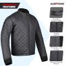 Allextreme Winter Liner for Riding Jacket Quilted Full Sleeved Thermal Running Softshell Windbreaker Jackets (5XL, Black)
