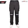 Allextreme TROTTER Bike Riding Pants CE Level 2 Certified Knee-Shin and Level-2 Hip Protectors 600D Polyester All Weather Protection Motorcycle Rider Gears for Men (Black, 4XL)