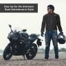 Allextreme FLAWLESS Unisex Riding Jacket CE Level 2 Certified Mesh Fabric Back Shoulder & Elbow Protection Guard and Reflective Stickers Motorcycle Rider Gear for Bikers (L, Grey & Black)