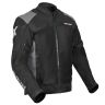 Allextreme FLAWLESS Unisex Riding Jacket CE Level 2 Certified Mesh Fabric Back Shoulder & Elbow Protection Guard and Reflective Stickers Motorcycle Rider Gear for Bikers (L, Grey & Black)