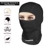 Allextreme Upgraded Full Face Mask for Riders Anti-Pollution UV Sun Protection Cotton Balaclava Neck Cover Bandana Helmet Liner for Men & Women Biker Hiking Cycling Protective Bike Riding Gear (Black)