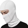 Allextreme Upgraded Full Face Mask for Riders Anti-Pollution UV Sun Protection Cotton Balaclava Neck Cover Bandana Helmet Liner for Men & Women Biker Hiking Cycling Protective Bike Riding Gear (White)