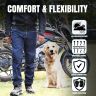 Allextreme Denim Bike Riding Pants with Heavy Duty XY Level 2 Certified HDEVA Knee and Hip Armor Rider Gear Jeans All Weather Protection for Riders Cycling Motorcycle Racing (Navy Blue, 38)