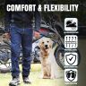 Allextreme Denim Bike Riding Pants with Heavy Duty XY Level 2 Certified HDEVA Knee and Hip Armor Rider Gear Jeans All Weather Protection for Riders Cycling Motorcycle Racing (Navy Blue, 40)