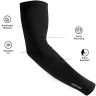 Allextreme Arm Sleeves & Balaclava Set Washable Full Face Mask Combo with UV Dust Protection Hand Cover for Men Women Bike Riding Running Cycling Outdoor Sports (Pack of 2, Black)