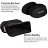 Allextreme 72L Motorcycle Saddle Bag | Heavy-Duty Waterproof Double Side Bag with Dual Locking System, Inner Liners & Rain Covers | Large Touring Saddle Bags for All Straight Exhaust Bikes (Black)