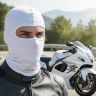 Allextreme Full Face Mask for Riders Anti-Pollution UV Sun Protection Cotton Balaclava Neck Cover Bandana Helmet Liner for Men & Women Biker Hiking Cycling Protective Bike Riding Gear (White)