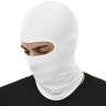 Allextreme Full Face Mask for Riders Anti-Pollution UV Sun Protection Cotton Balaclava Neck Cover Bandana Helmet Liner for Men & Women Biker Hiking Cycling Protective Bike Riding Gear (White)