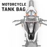 Allextreme Universal Bike Tank Bag Pouch (Non Magnetic) with Straps to use as Sling Pouch Bike Riding Accessory for All Motorcycles (2.5Ltr, Black, 1 Pc)