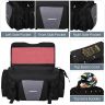 Allextreme 65Ltr Bike Tail Bag Lightweight Multi-Pocket Universal Storage with Mounting System YKK Zippers & Removable Strap Travel Saddle-Bag for Biker All Motorcycles and Bikes (Pack of 1, Black)