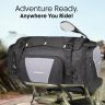 Allextreme 65Ltr Bike Tail Bag Lightweight Multi-Pocket Universal Storage with Mounting System YKK Zippers & Removable Strap Travel Saddle-Bag for Biker All Motorcycles and Bikes (Pack of 1, Black)