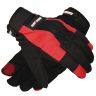 Allextreme Full Finger Bike Riding Gloves for Rider | Breathable Mesh Motorcycle Gloves with Knuckle Guard & Screen Touch Feature | Anti-Skid Grip Comfortable Riding Gear for Bikers (XXL, Black & Red)